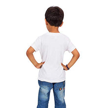 Load image into Gallery viewer, More &amp; More Unisex-Child Regular Fit White Printed Tshirt